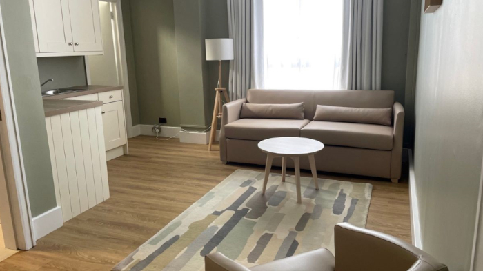 A family room at St Luke's Hospital
